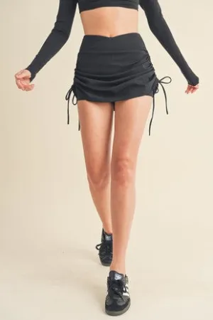 Jet Black Tennis Taylor Spring Time Tied Skort