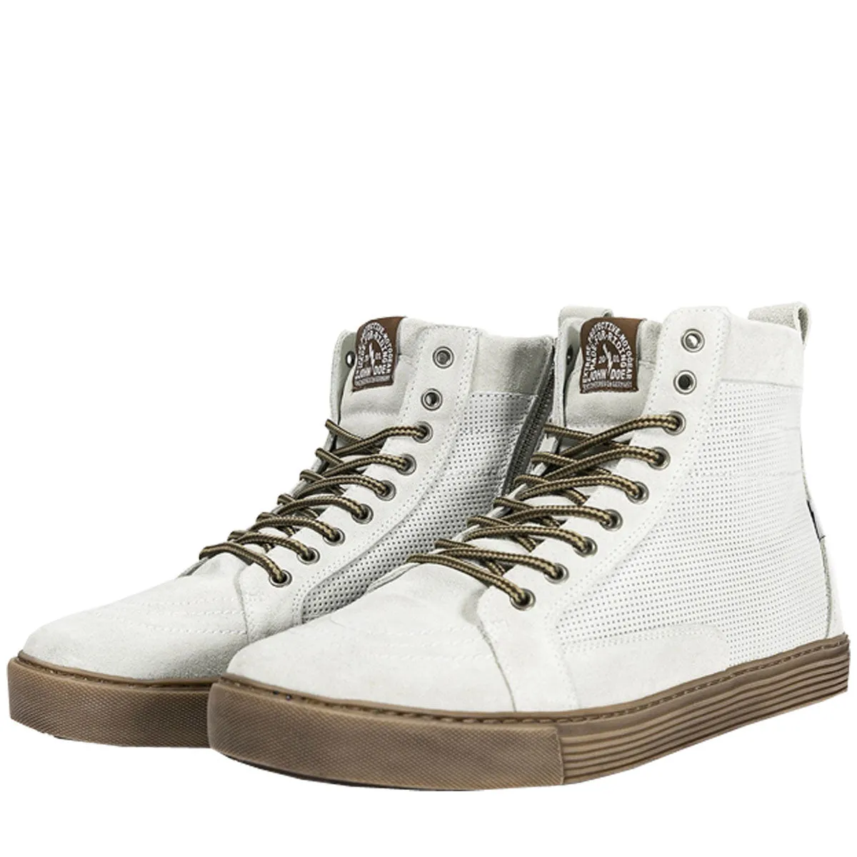 John Doe Neo Riding Sneakers White / Brown