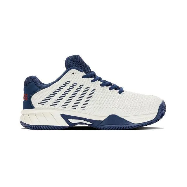 K-Swiss Hypercourt Express 2 HB Junior Tennis Shoes - White / Dark Blue