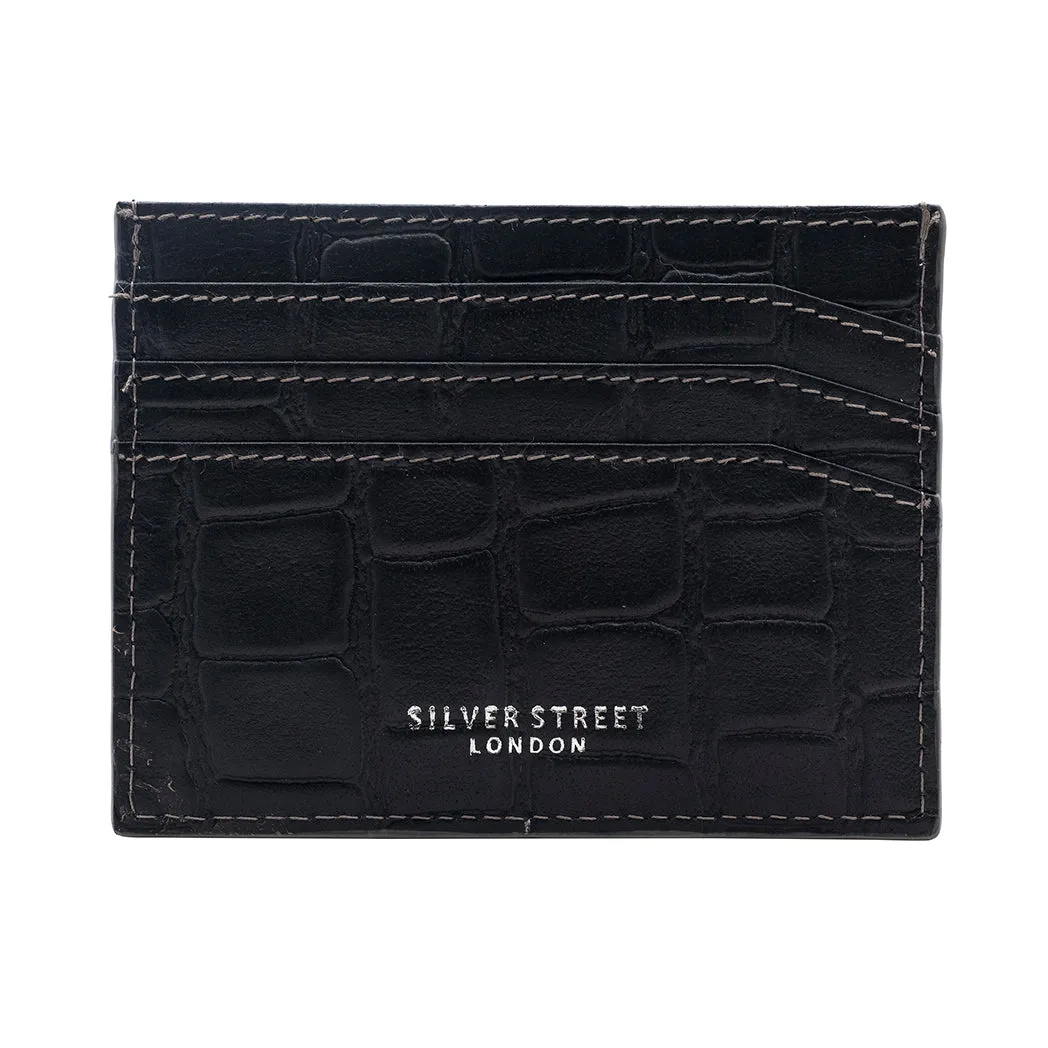 Kenton Leather Cardholder - Black