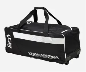 Kookaburra Pro 4.0 Wheelie Cricket Bag (Black/White)