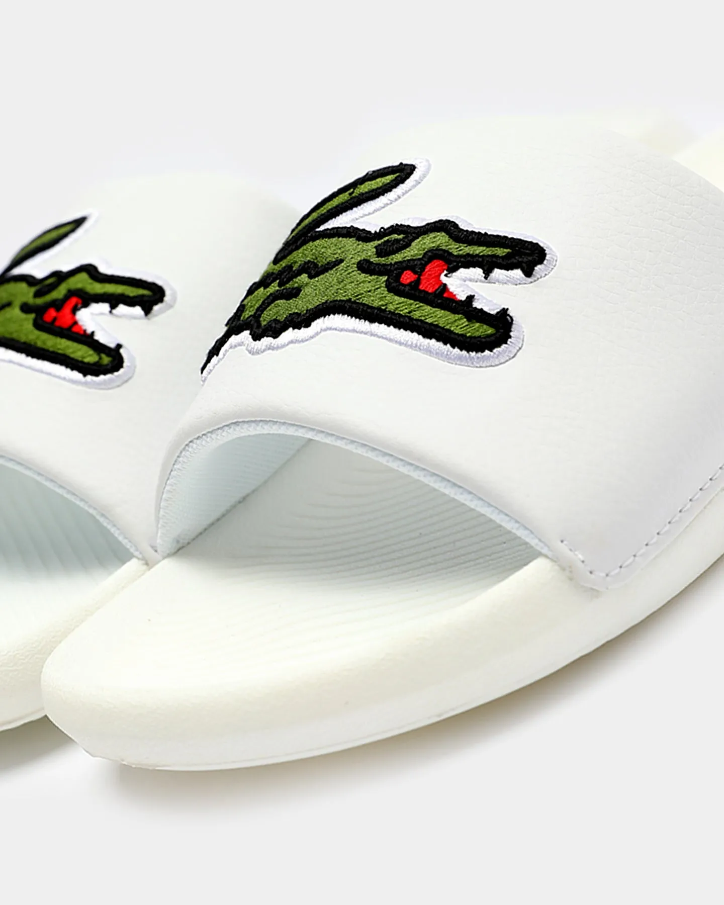 Lacoste Women's Croco Slide 319 4 White/Green