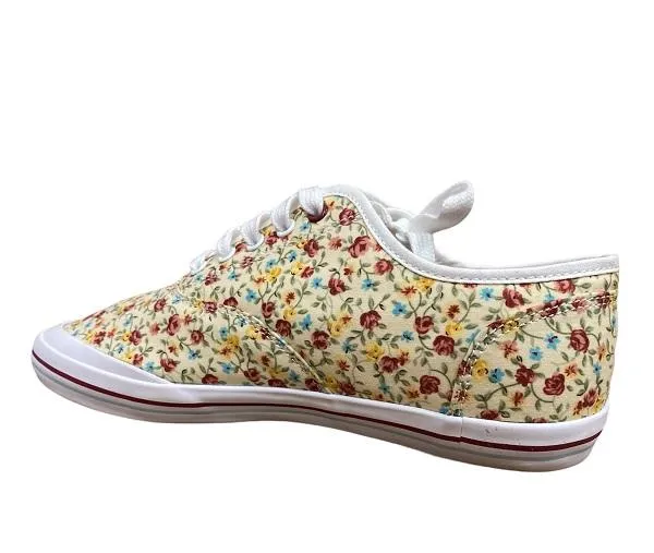 Le Coq Sportif scarpa sneakers da ragazza con fiori Grandville 1511035 fantasia