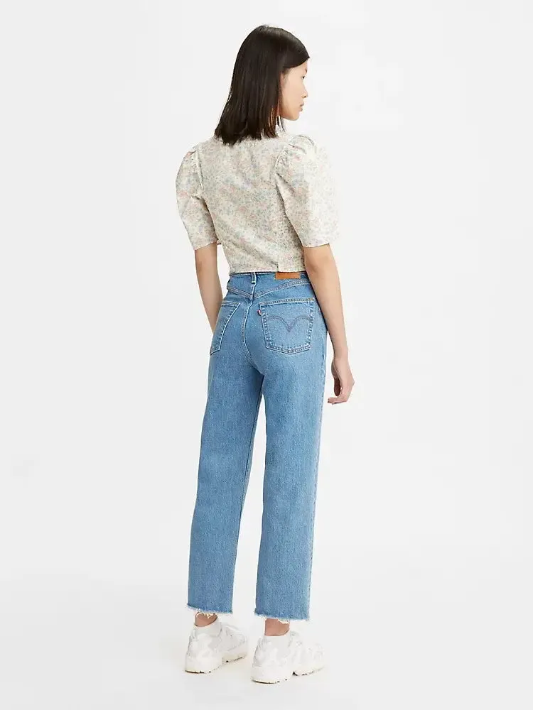 Levi's Ribcage Straight Ankle Jeans - Jazz Wave