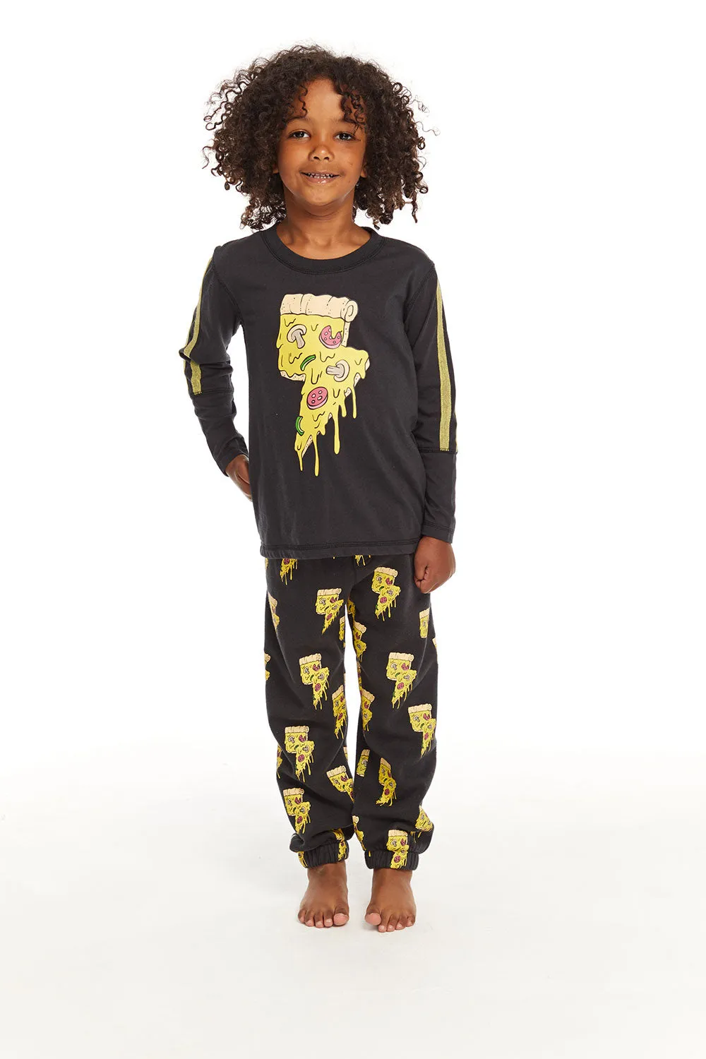 Lightning Pizzas Cotton Fleece Pants