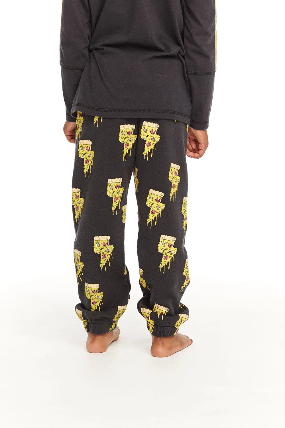 Lightning Pizzas Cotton Fleece Pants