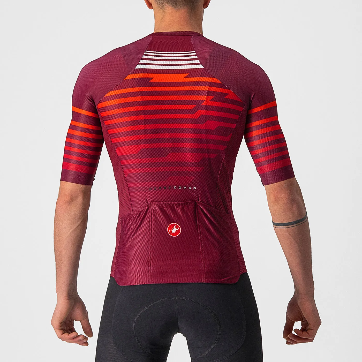 Maglia Castelli Climber's 3.0 SL - Bordeaux