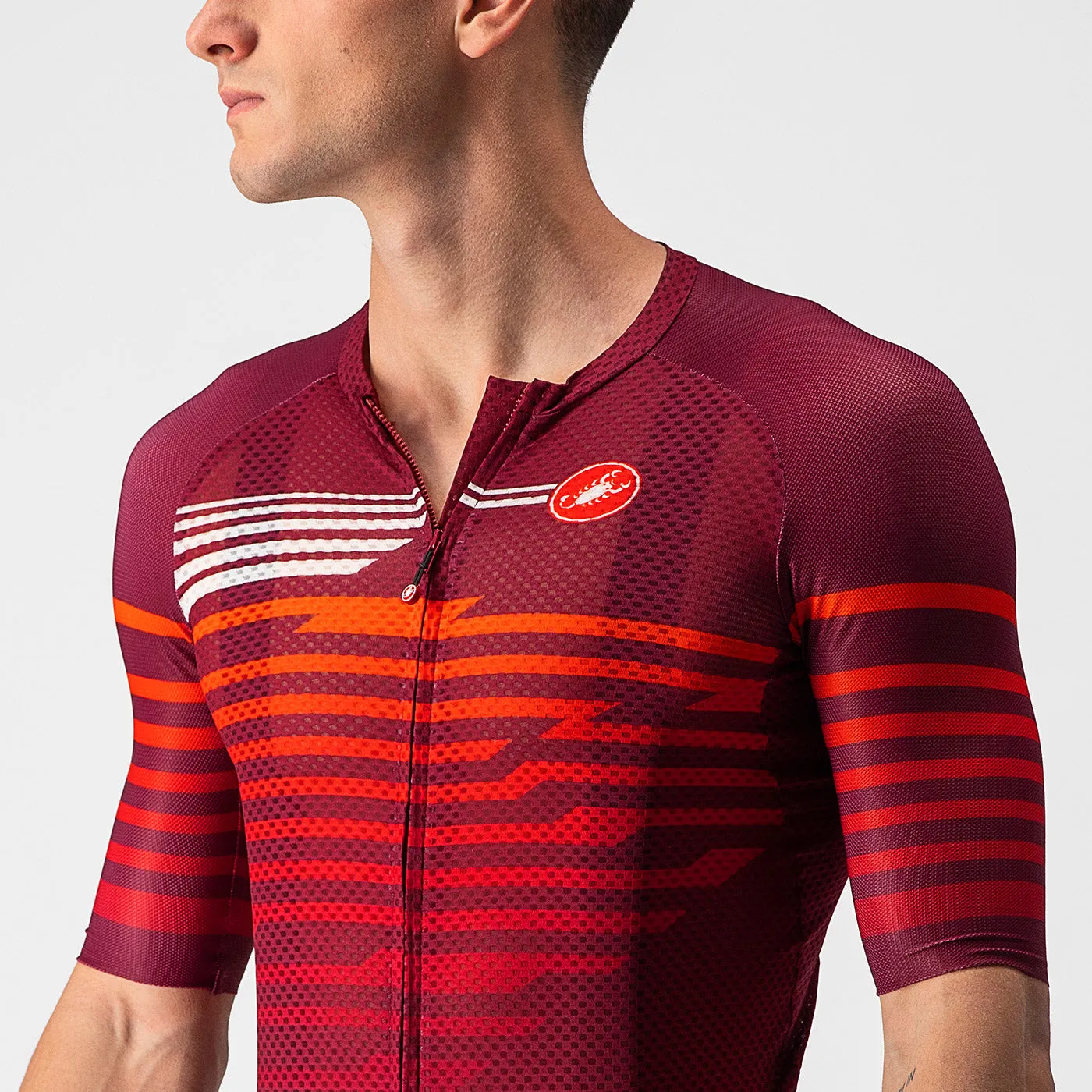 Maglia Castelli Climber's 3.0 SL - Bordeaux