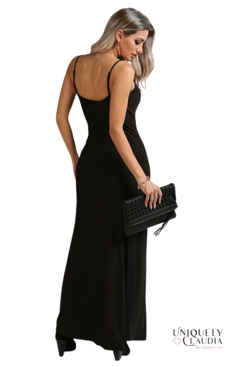 Mandy Cowl Neck Maxi Dress