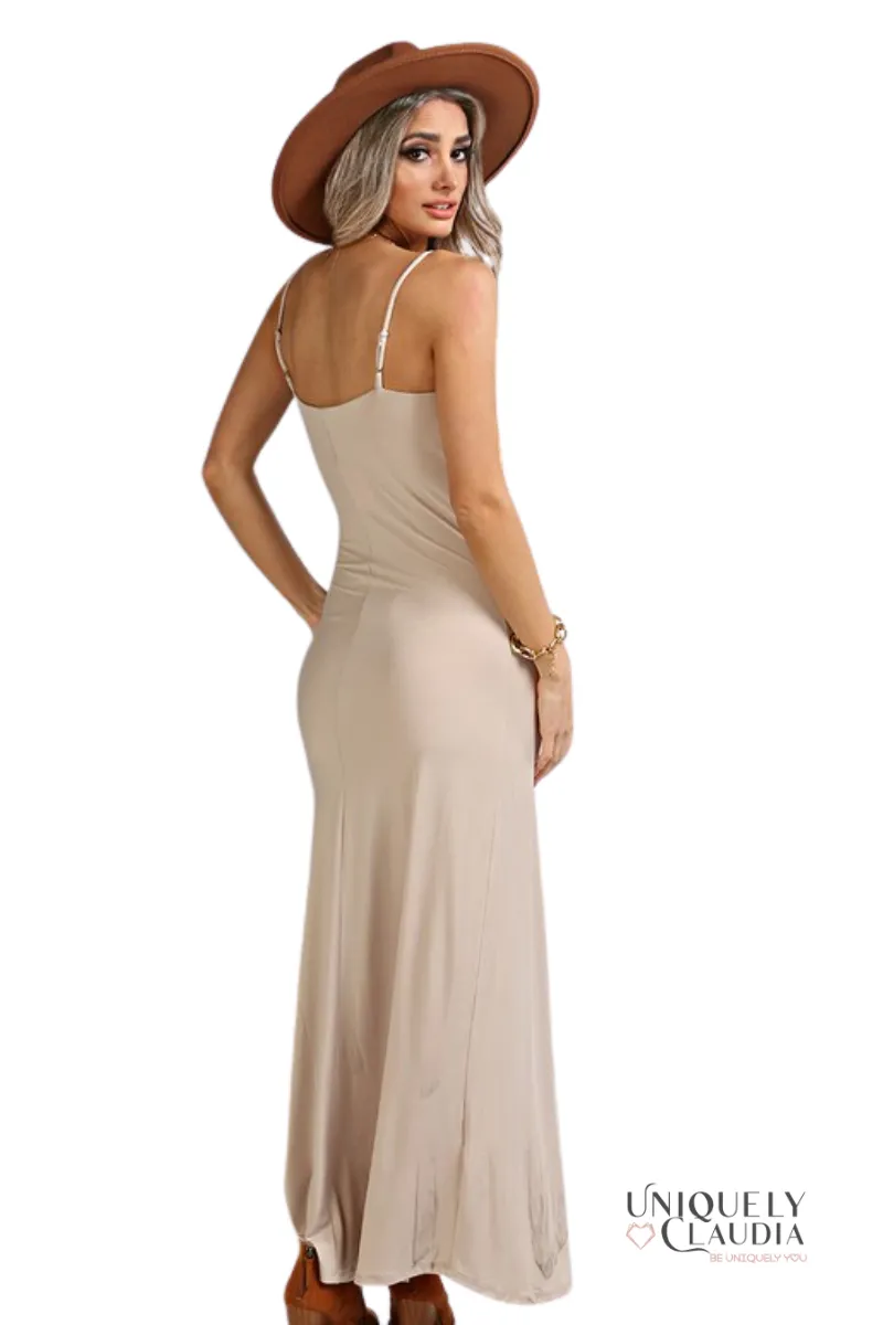 Mandy Cowl Neck Maxi Dress