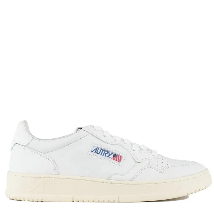 Medalist Low Sneaker (Super-Soft White Nappa)