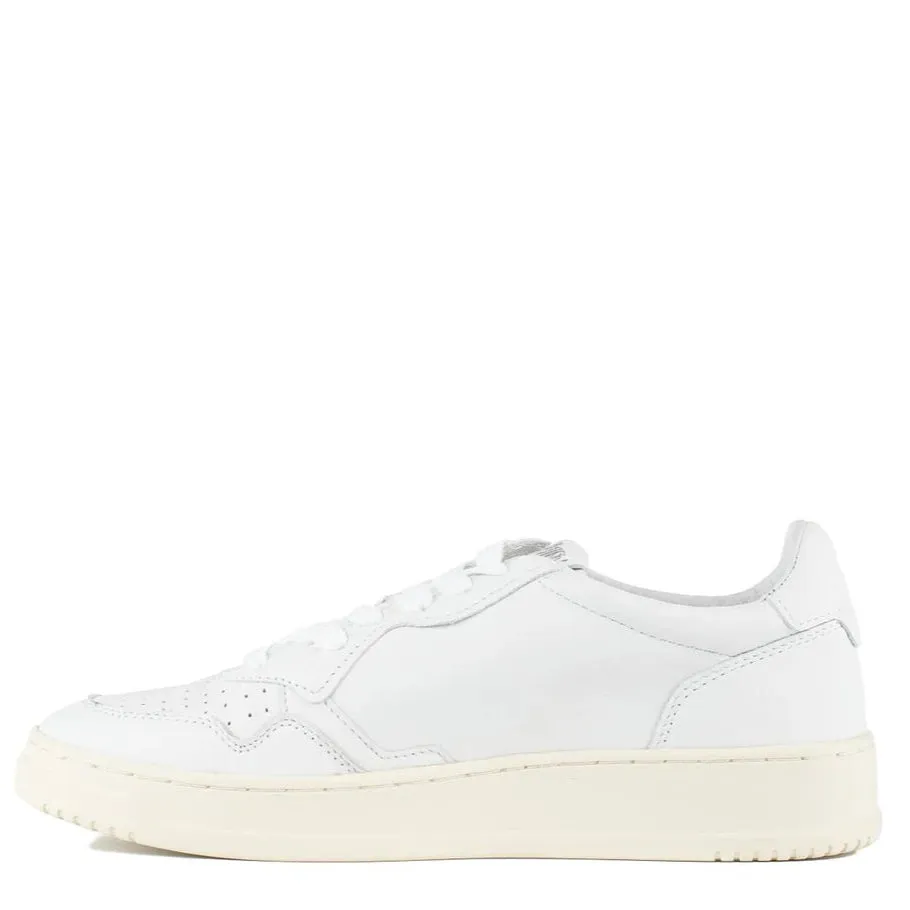 Medalist Low Sneaker (Super-Soft White Nappa)