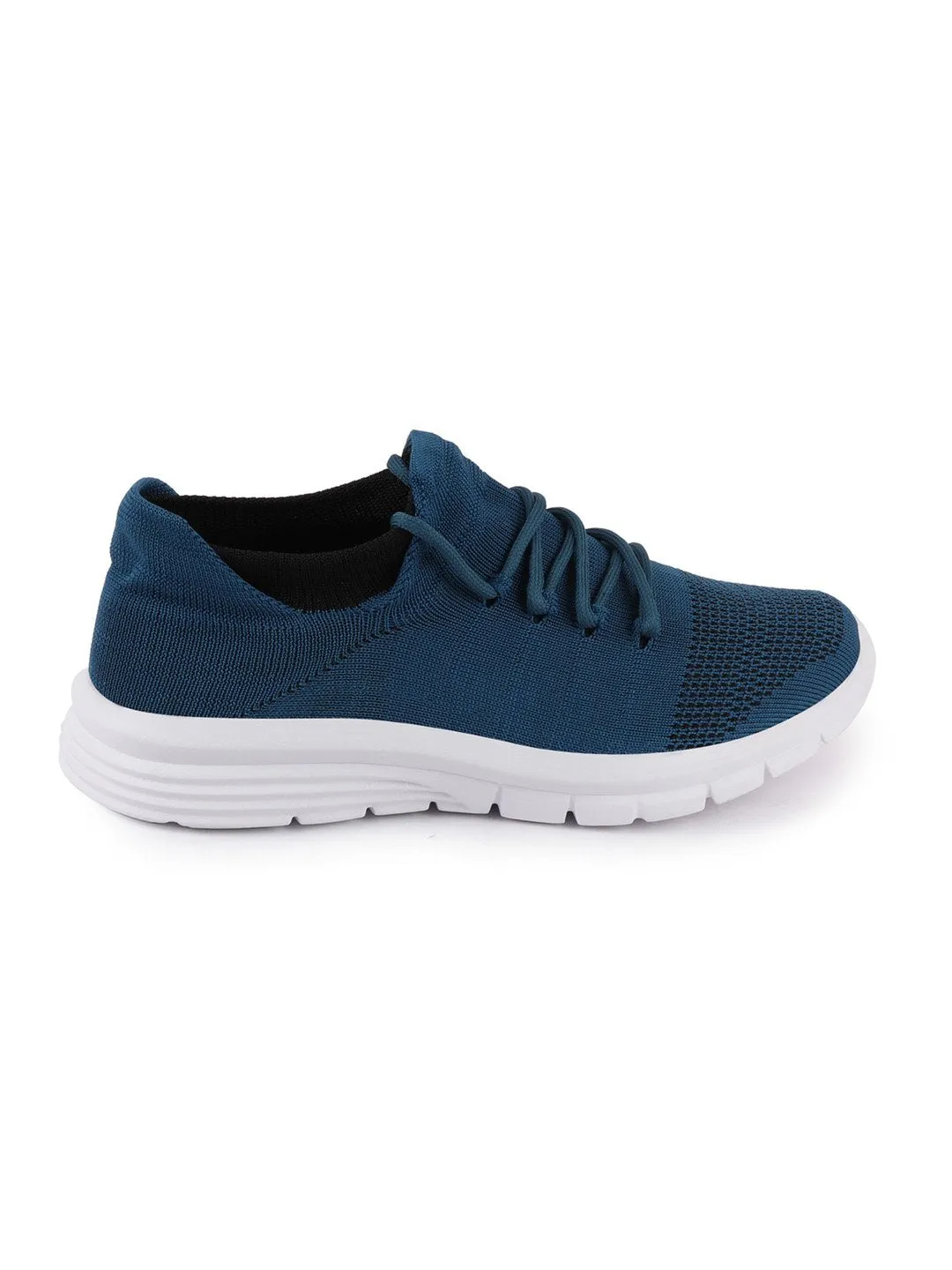 Men Blue Sports & Outdoors Lace Up Running Shoes