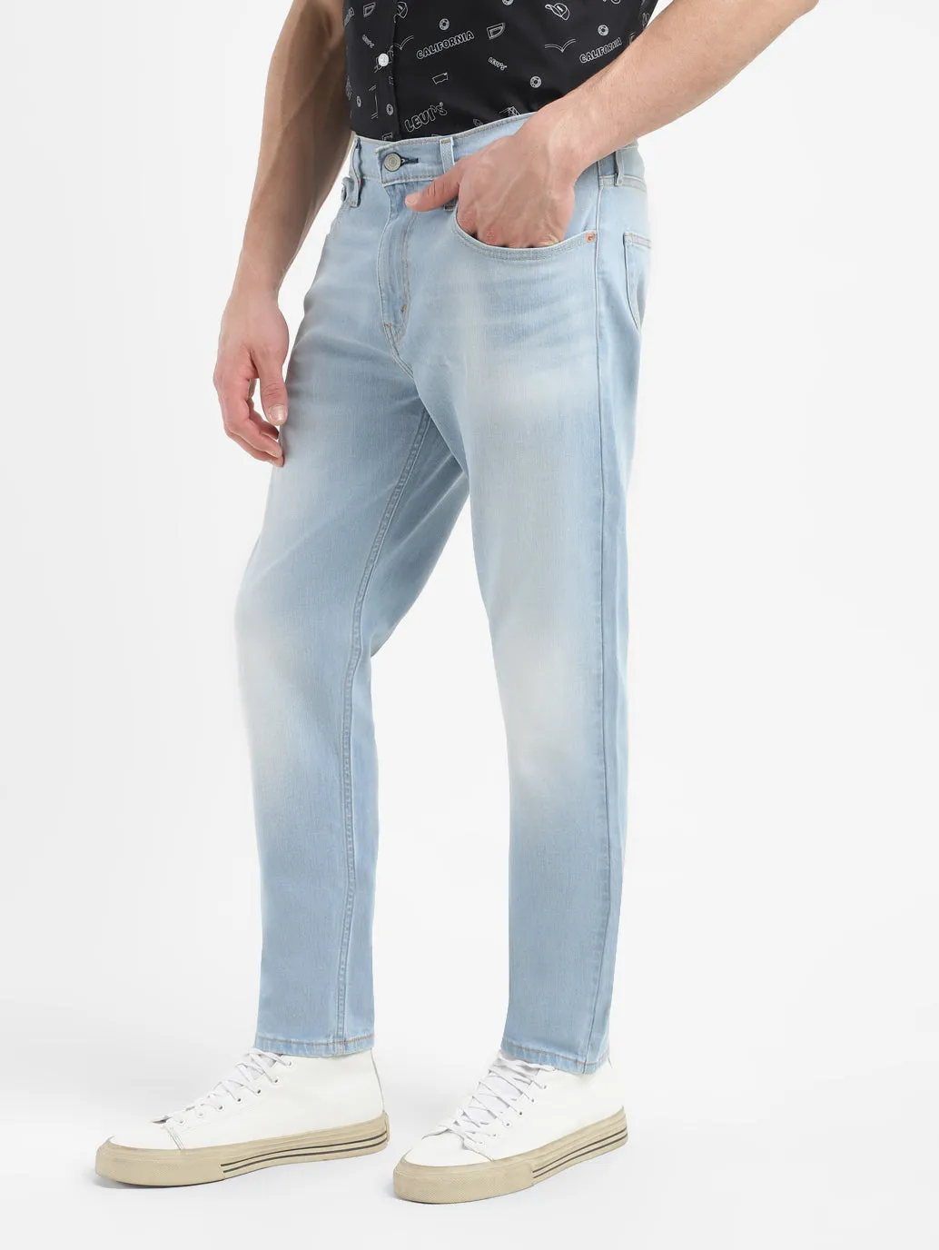 Men's 512 Light Blue Slim Tapered Fit Jeans