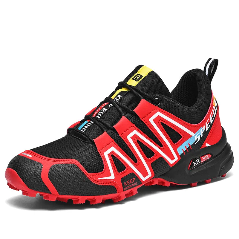 Men's Lightweight Trail Running Shoes Outdoor Breathable Hiking Shoes | 9-2