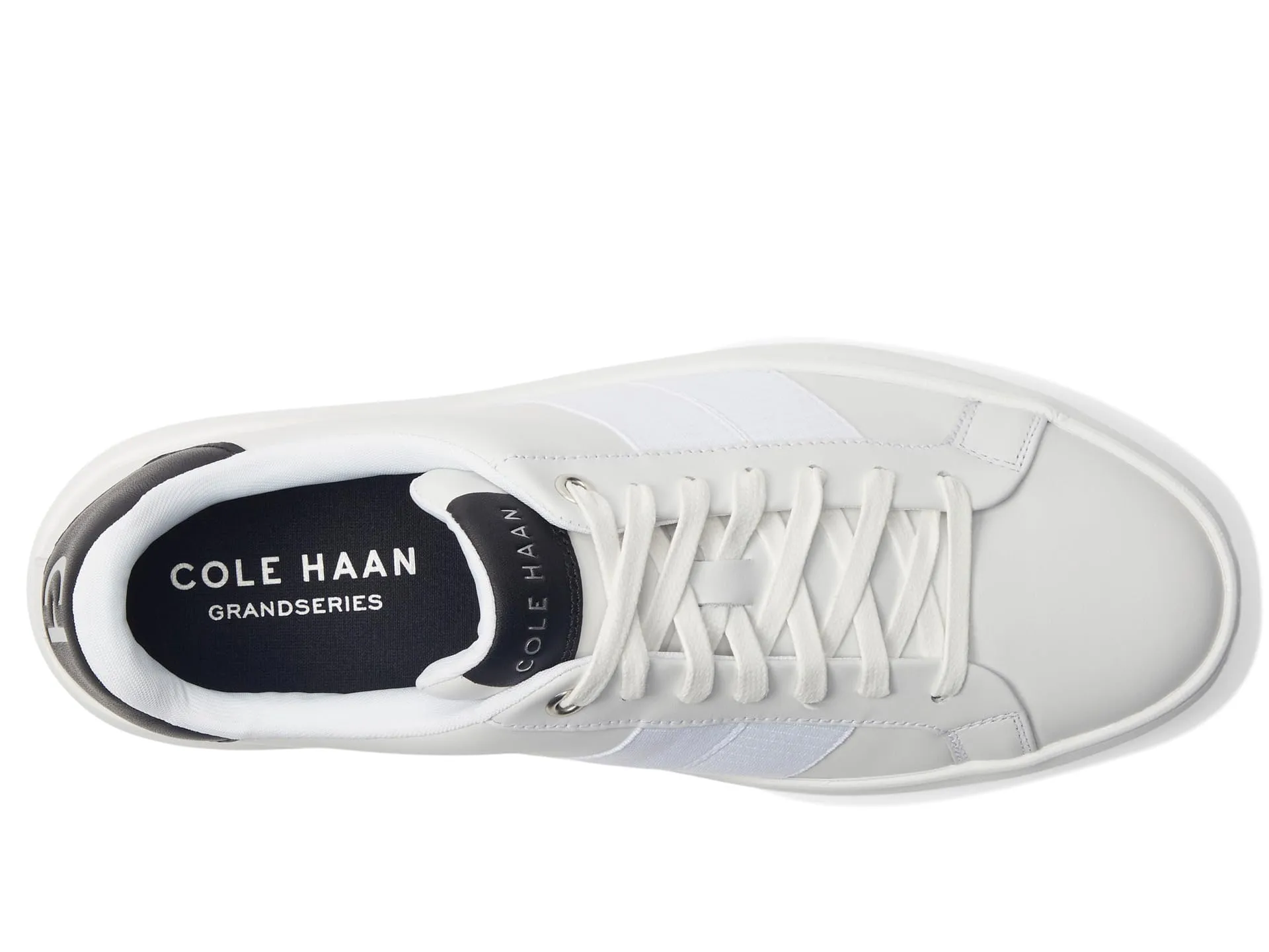 Men's Shoes Cole Haan GRAND CROSSCOURT PREMIER Leather Sneakers C39024 WHITE