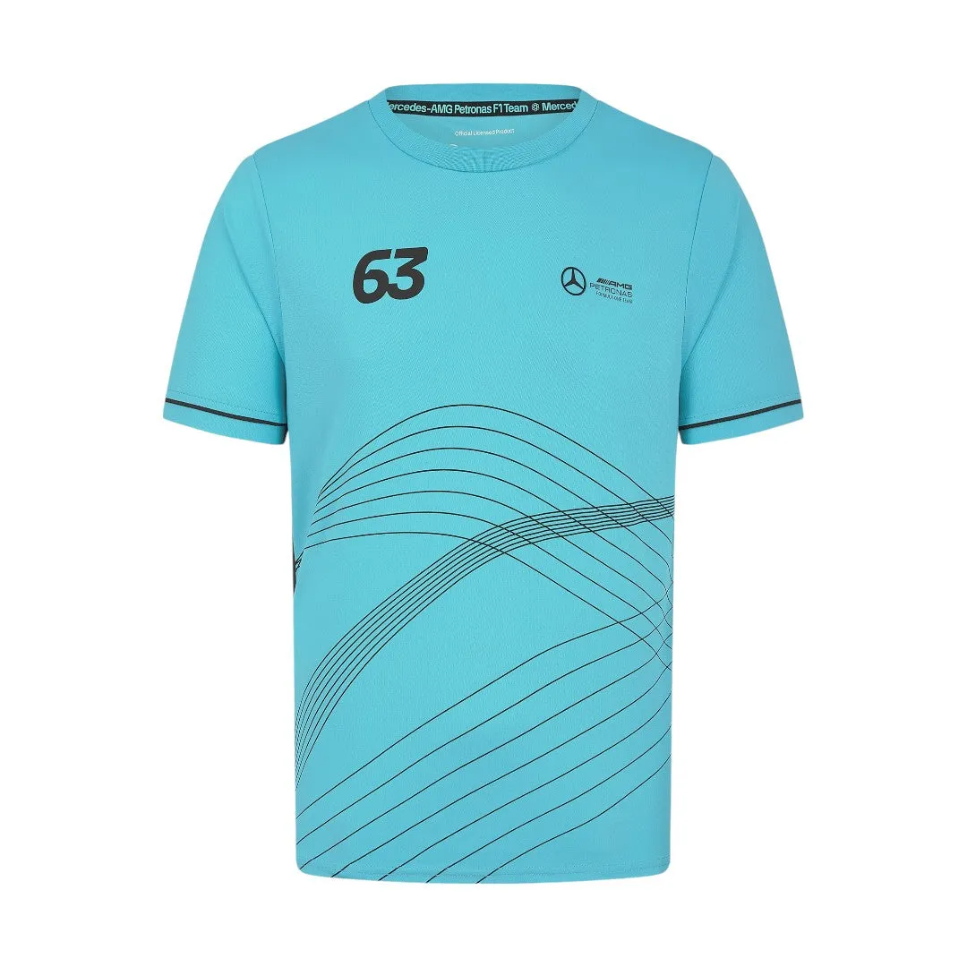 Mercedes AMG Petronas F1 George Russell 63 Sports T-Shirt