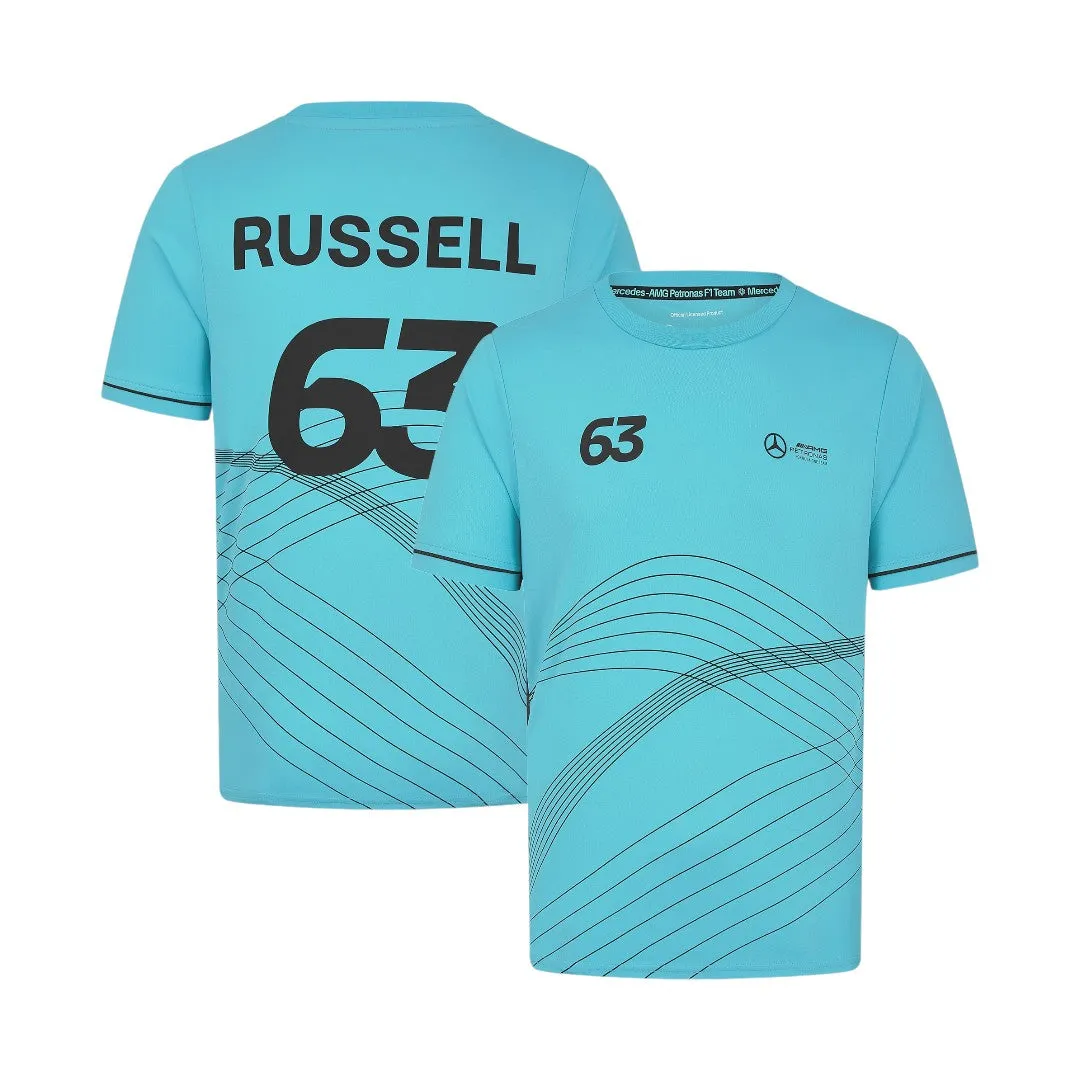 Mercedes AMG Petronas F1 George Russell 63 Sports T-Shirt