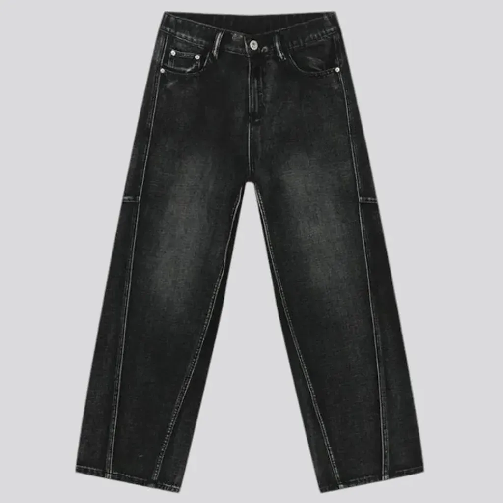 Mid rise baggy vintage men's jeans