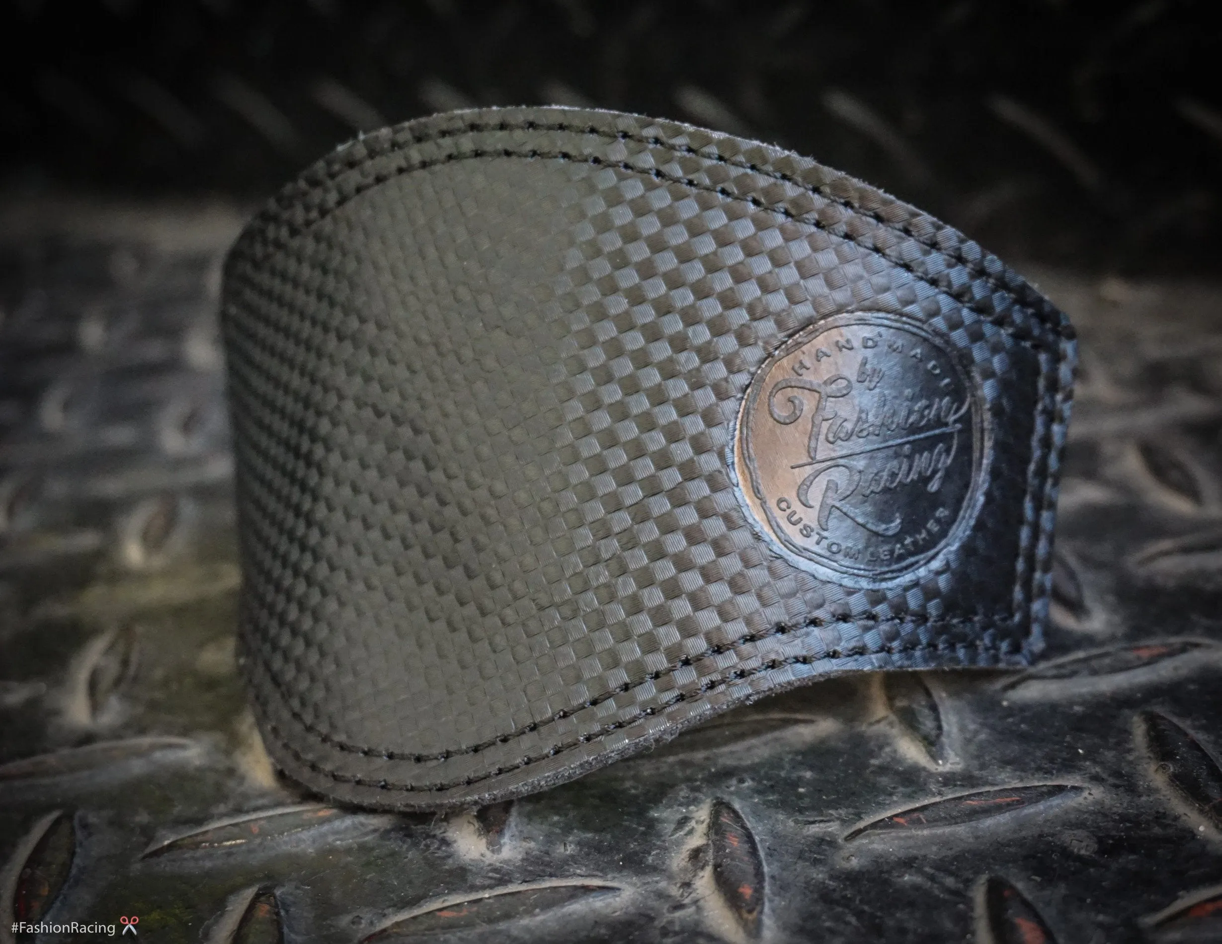 Motorcycle Shifter Shoe Protector  | Carbon Leather | Handcrafted