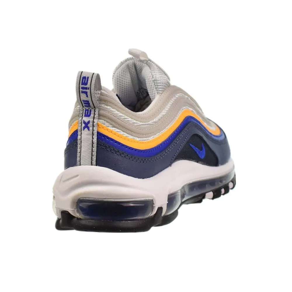 Nike Air Max 97 (GS) Big Kids' Shoes White-Blue-Laser Orange 921522-115