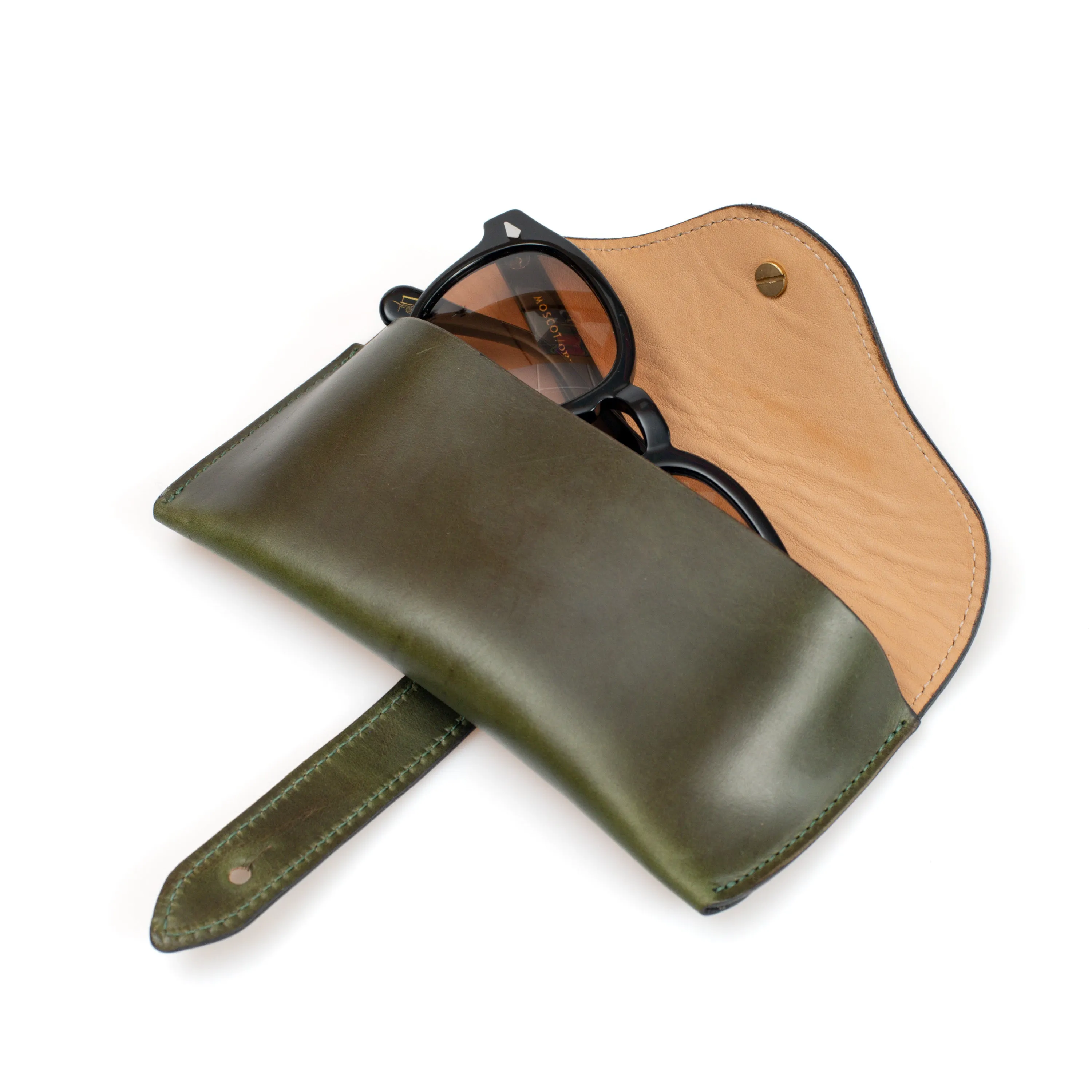 Off-Cuts Collection Chromexcel Glasses Case