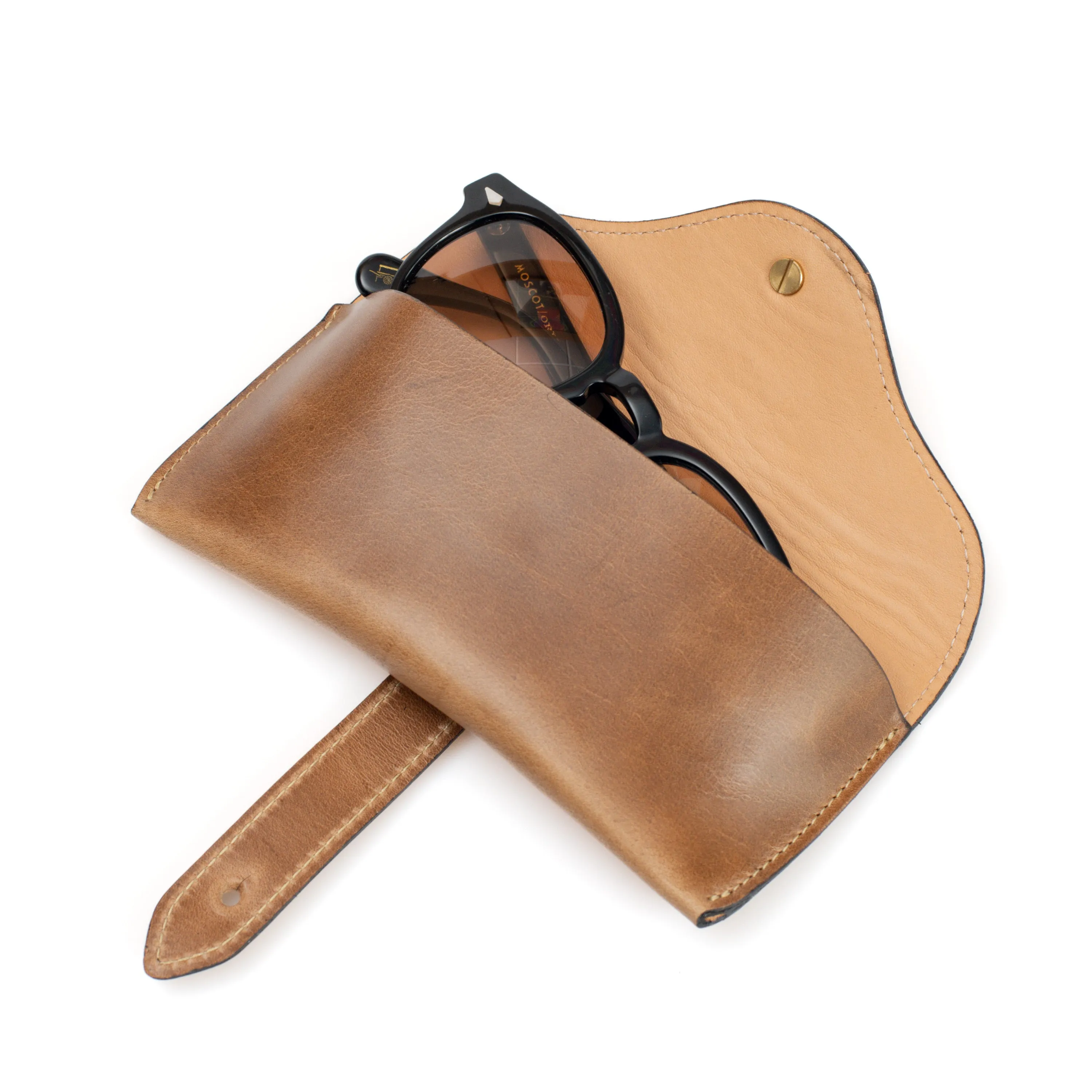 Off-Cuts Collection Chromexcel Glasses Case