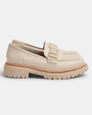 Owen Leather Loafer - Almond Shine