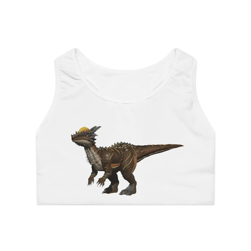 Pachycephalosaurus Sports Bra (AOP)