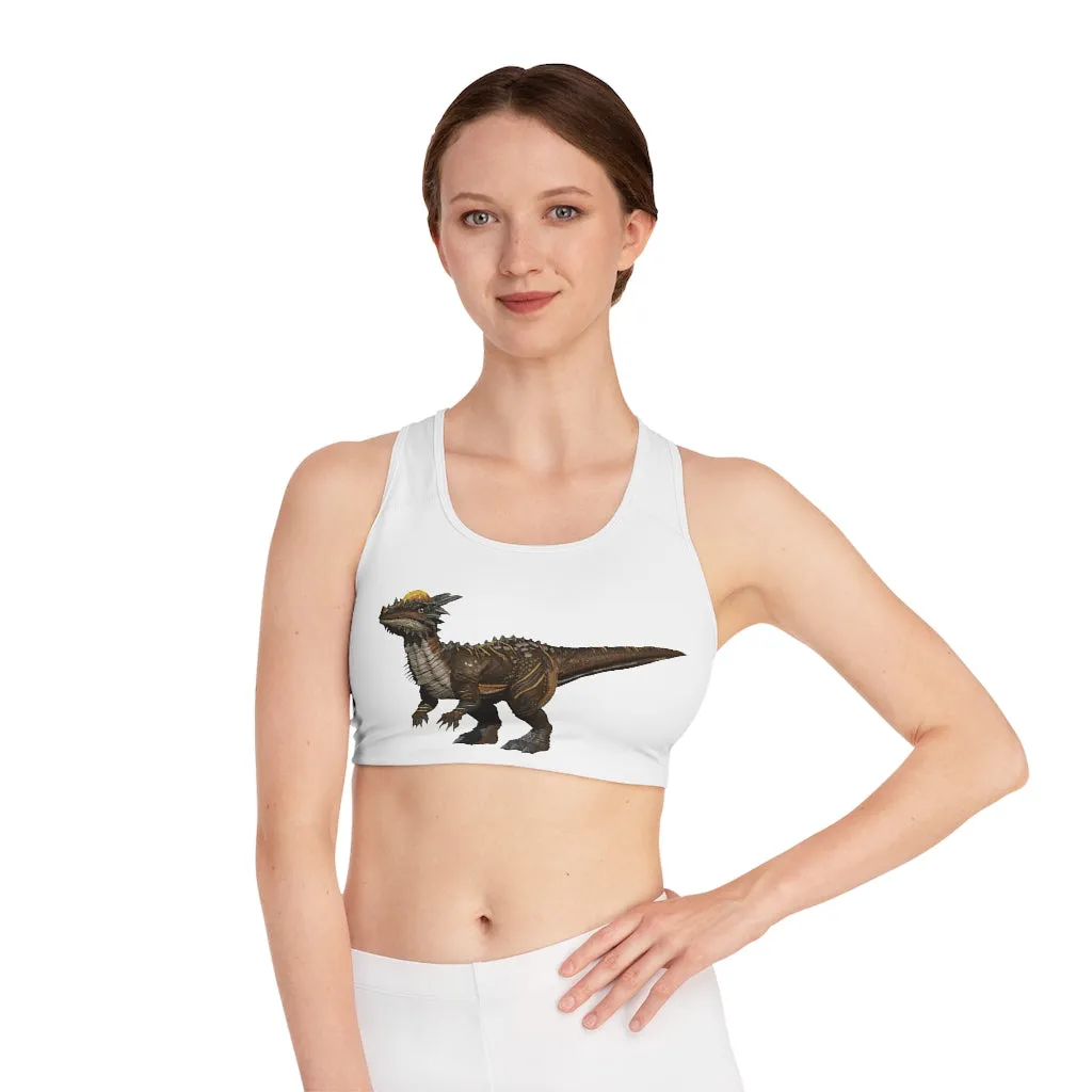 Pachycephalosaurus Sports Bra (AOP)