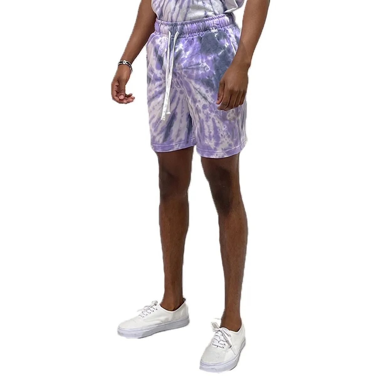 Purple Tie Dye Shorts