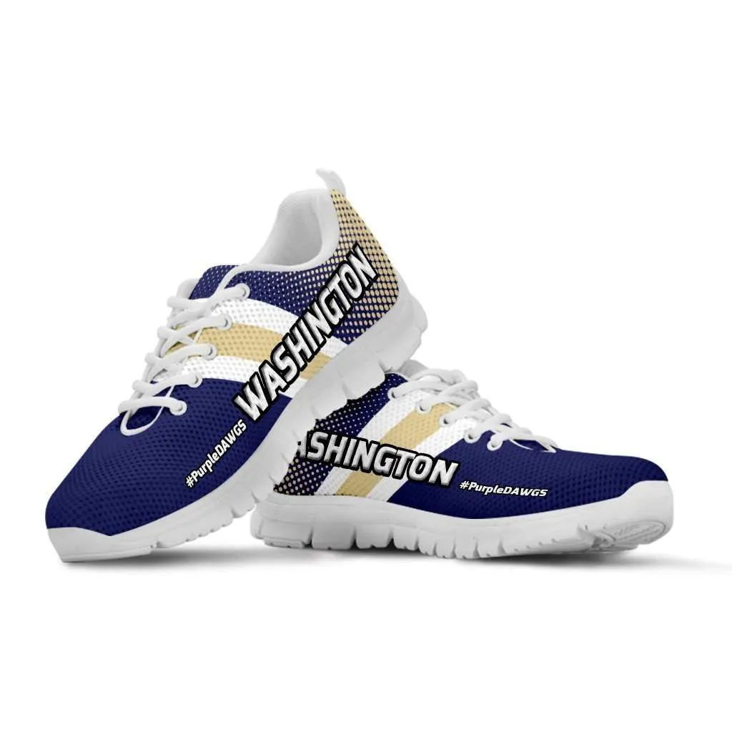 #PurpleDawgs Washington Fan Running Shoes