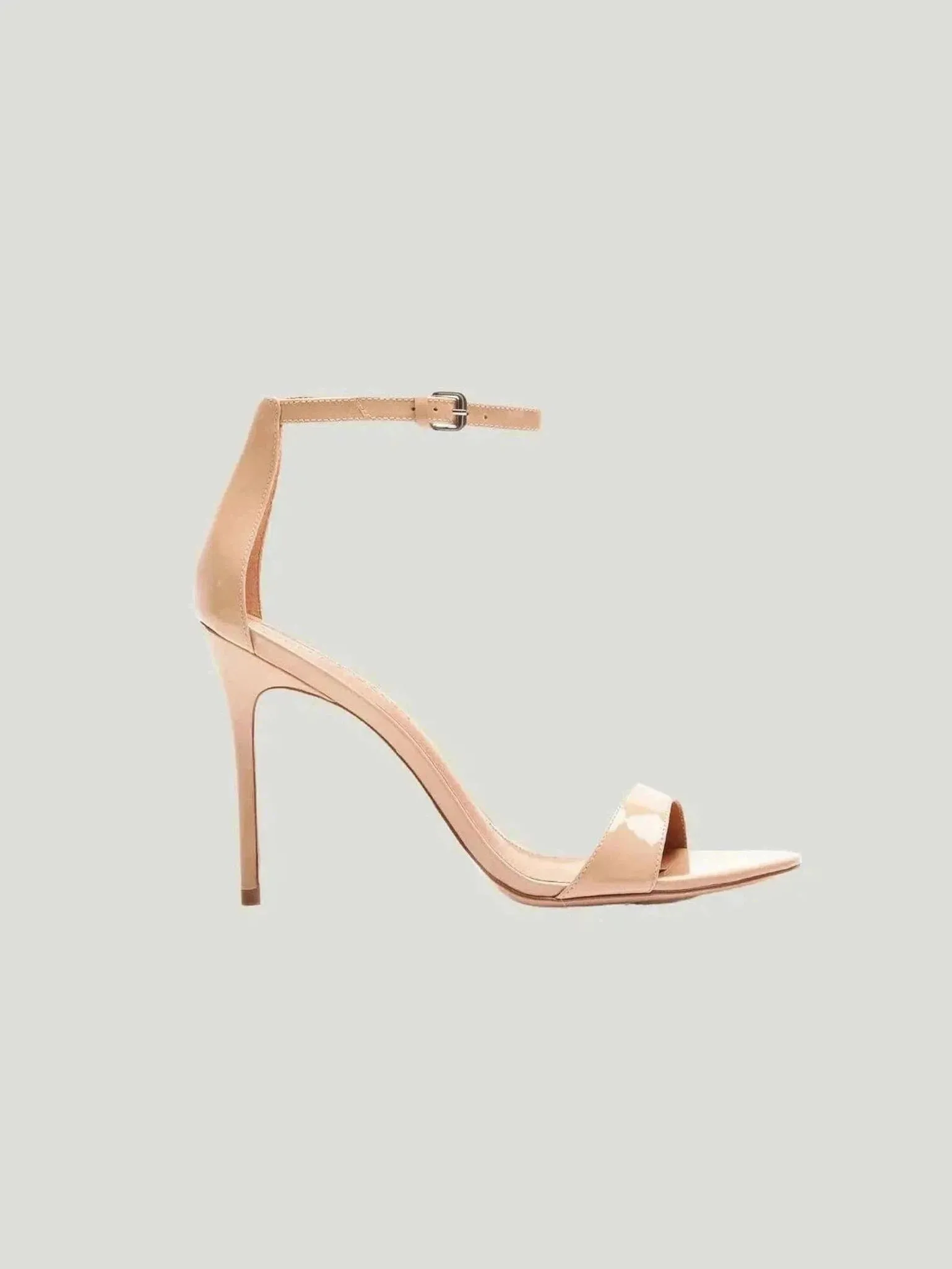 REBECCA ALLEN Nude Two Strap Sandals