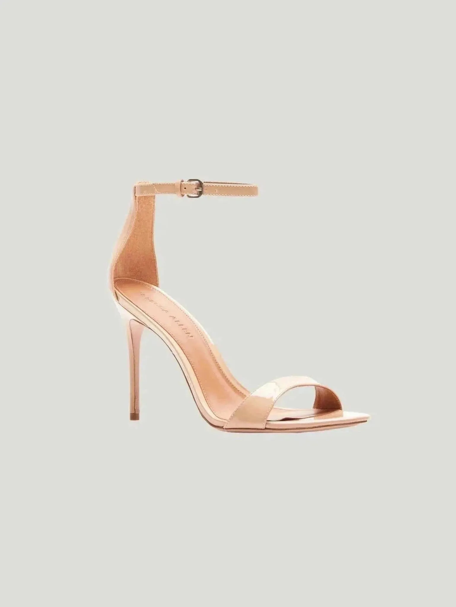 REBECCA ALLEN Nude Two Strap Sandals