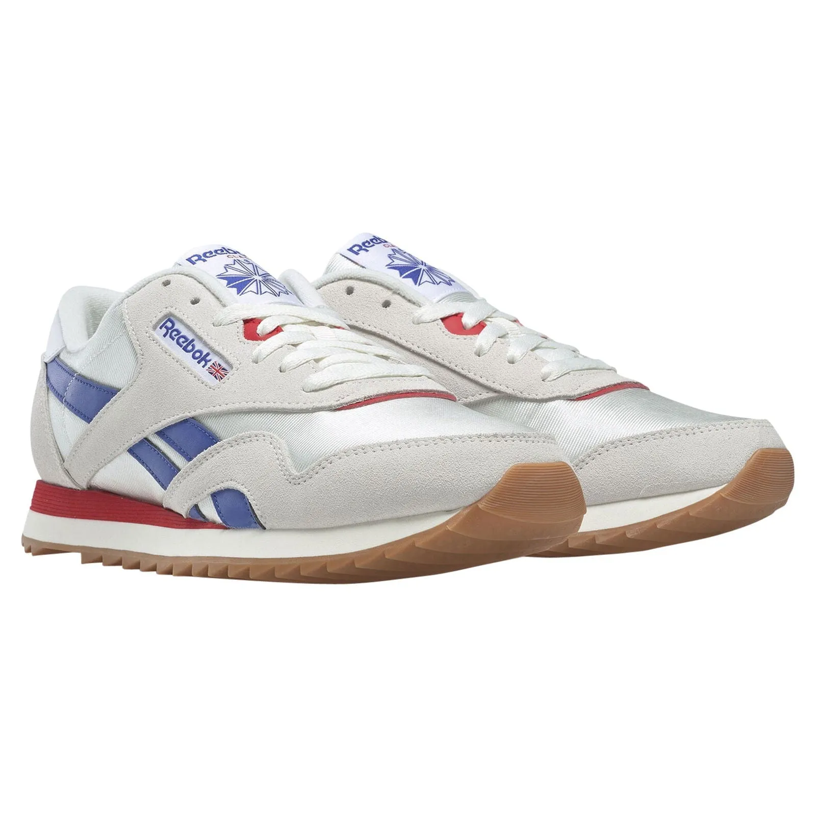 Reebok Classic Nylon Ripple Sneakers - Chalk/White/Red