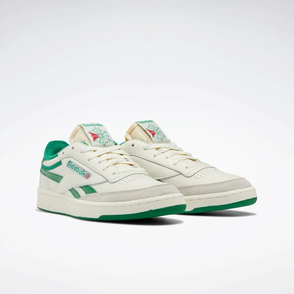 Reebok Footwear Men Club C Revenge Vintage Shoes CHALK/PAPWHT/GLEGRN