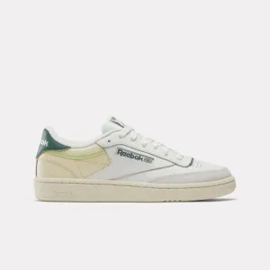 Reebok Footwear Women Club C 85 Shoes CHALK/VINTAGECHALK/ESCAPEGREEN