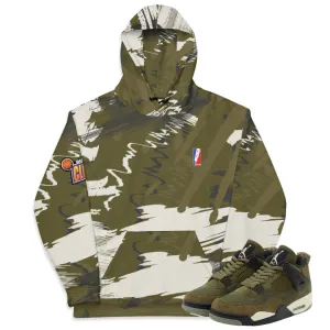 RETRO 4 CRAFT "MEDIUM OLIVE" HOODIE