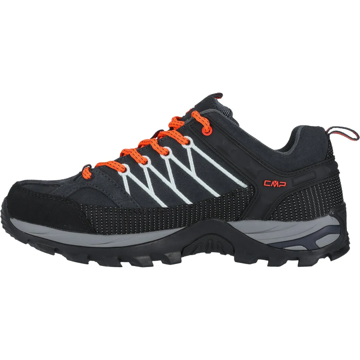 Rigel Low WP Adult Outdoor Shoe - Antracite-Flash Orange