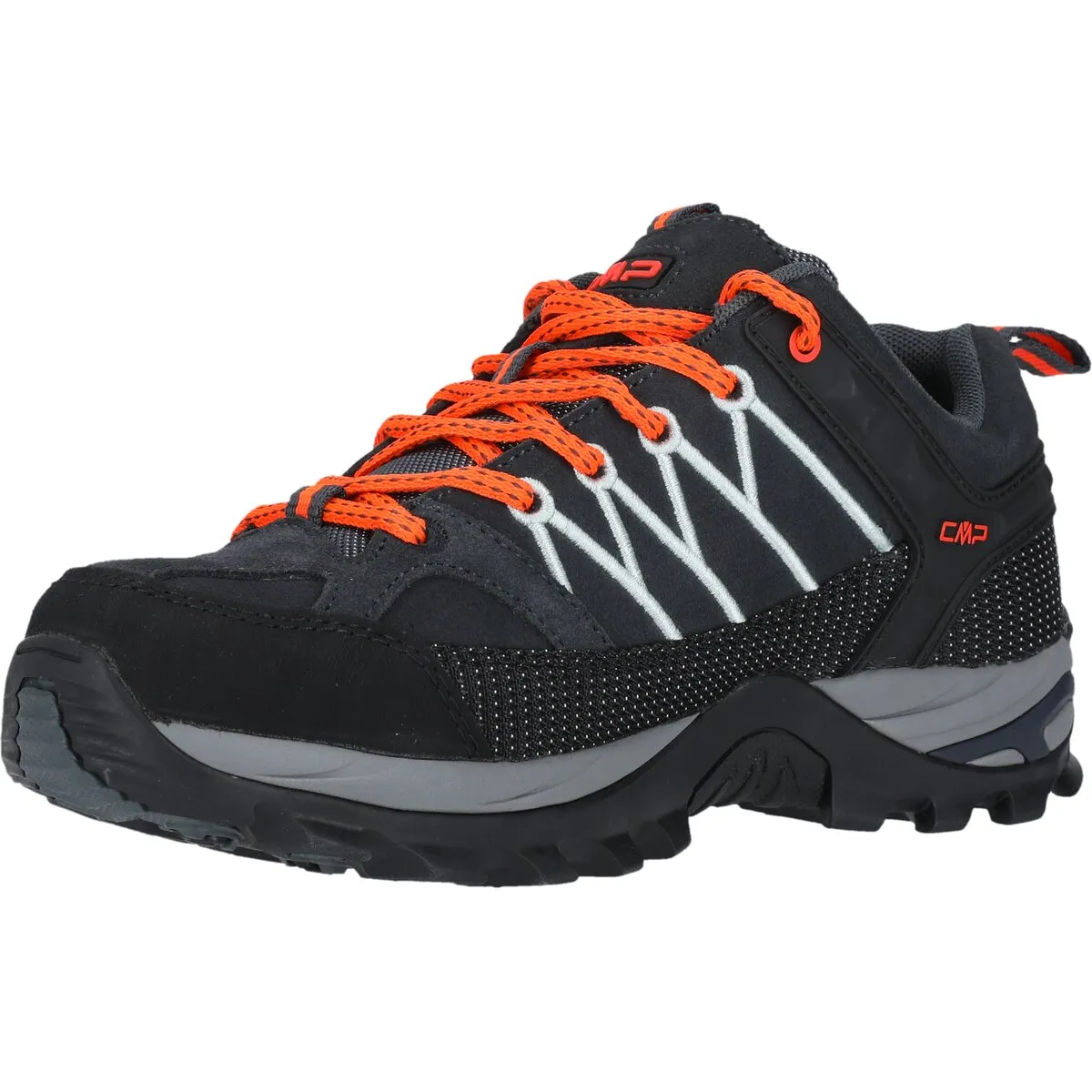 Rigel Low WP Adult Outdoor Shoe - Antracite-Flash Orange