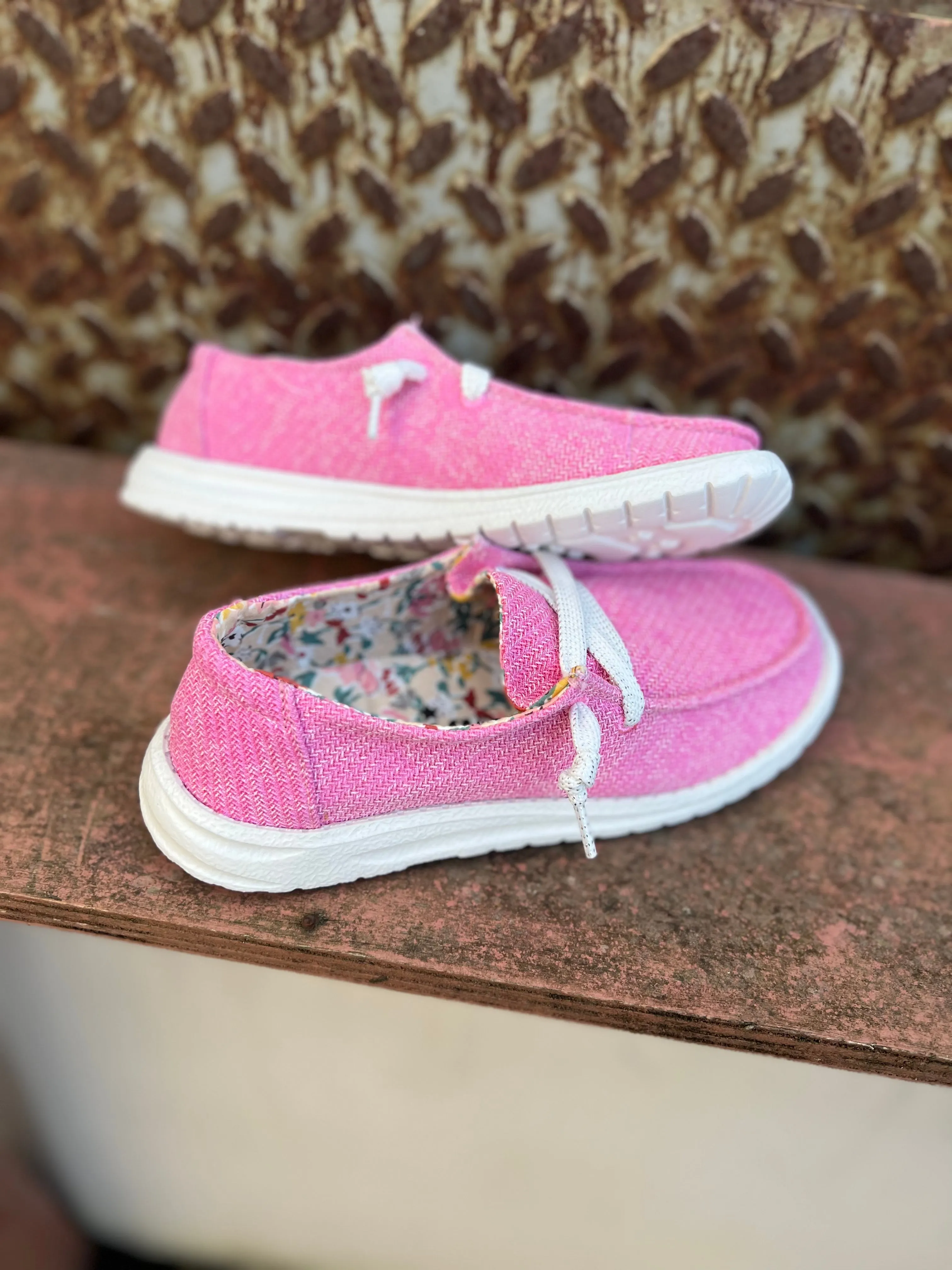 Rosa Boat Shoes (Pink)