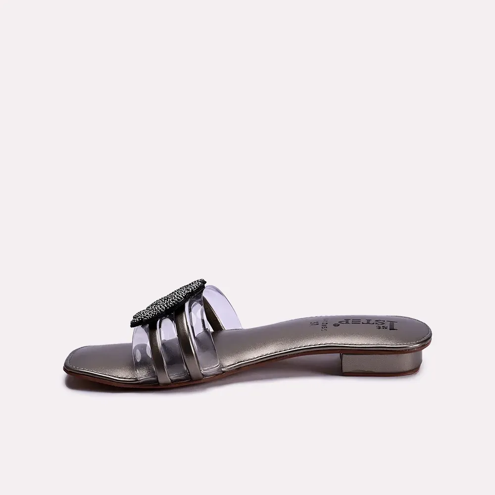 Ruby Gray Fancy Slippers 0412465