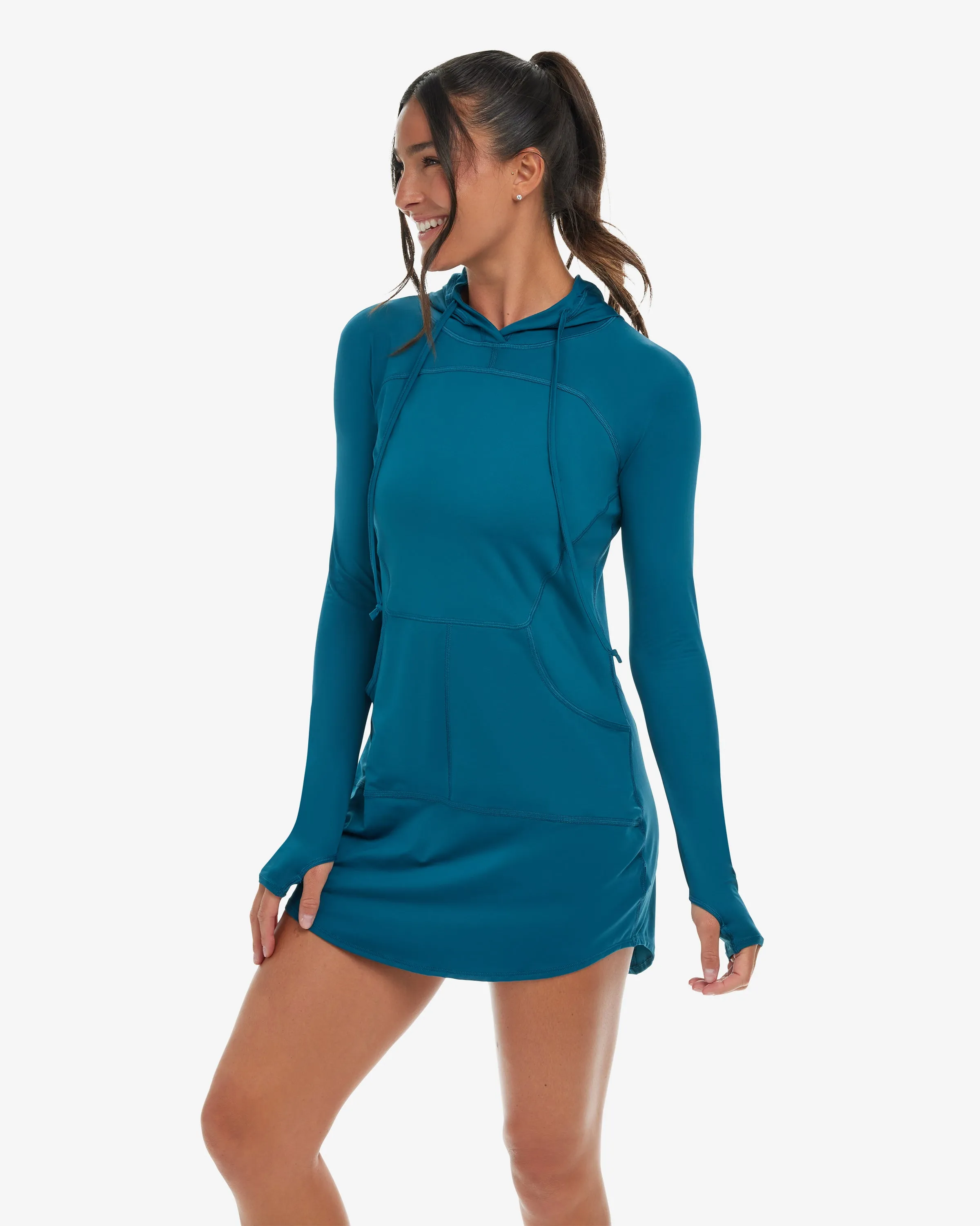 SALE - WOMEN'S RELAXED HOODIE DRESS (2009S)