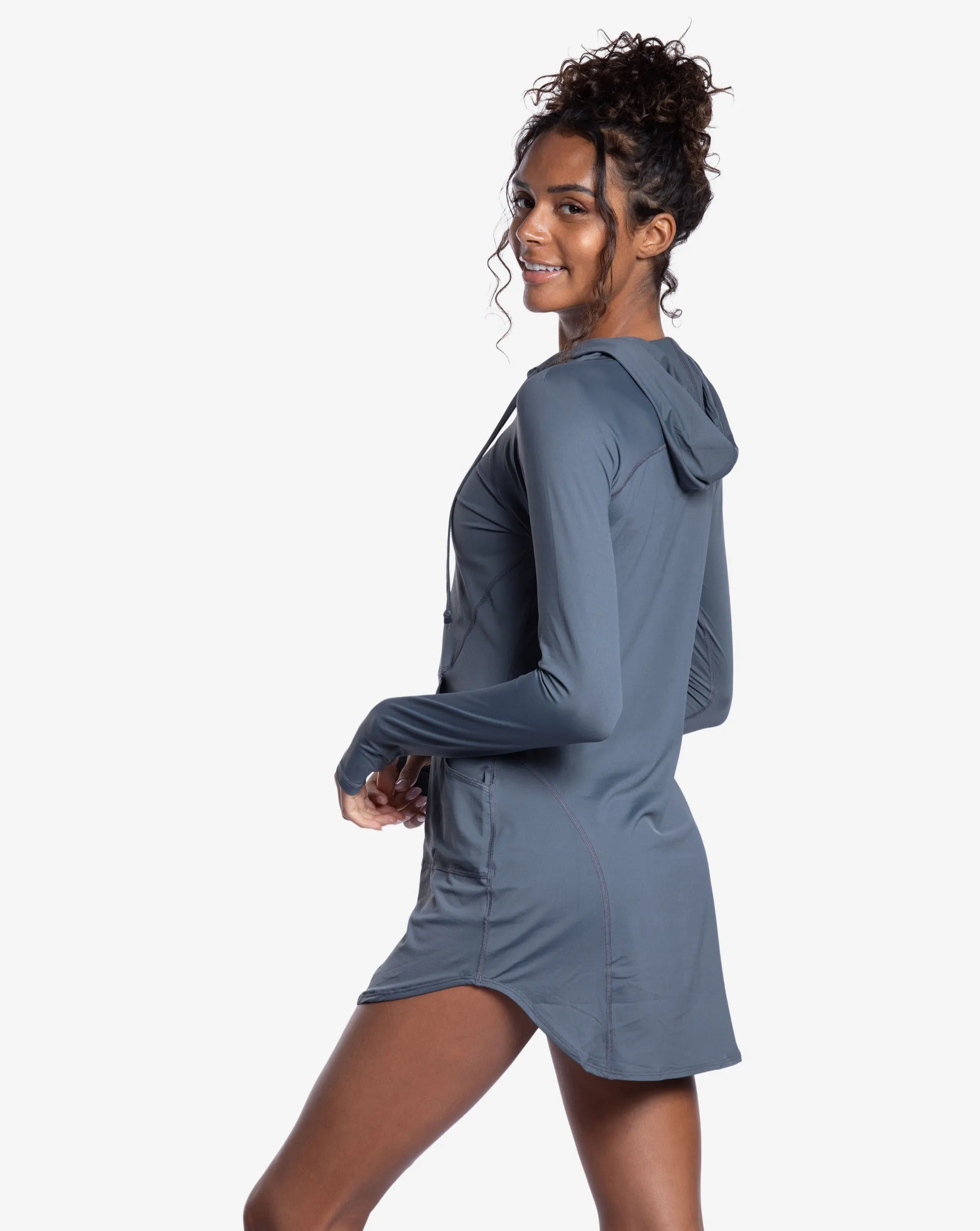 SALE - WOMEN'S RELAXED HOODIE DRESS (2009S)