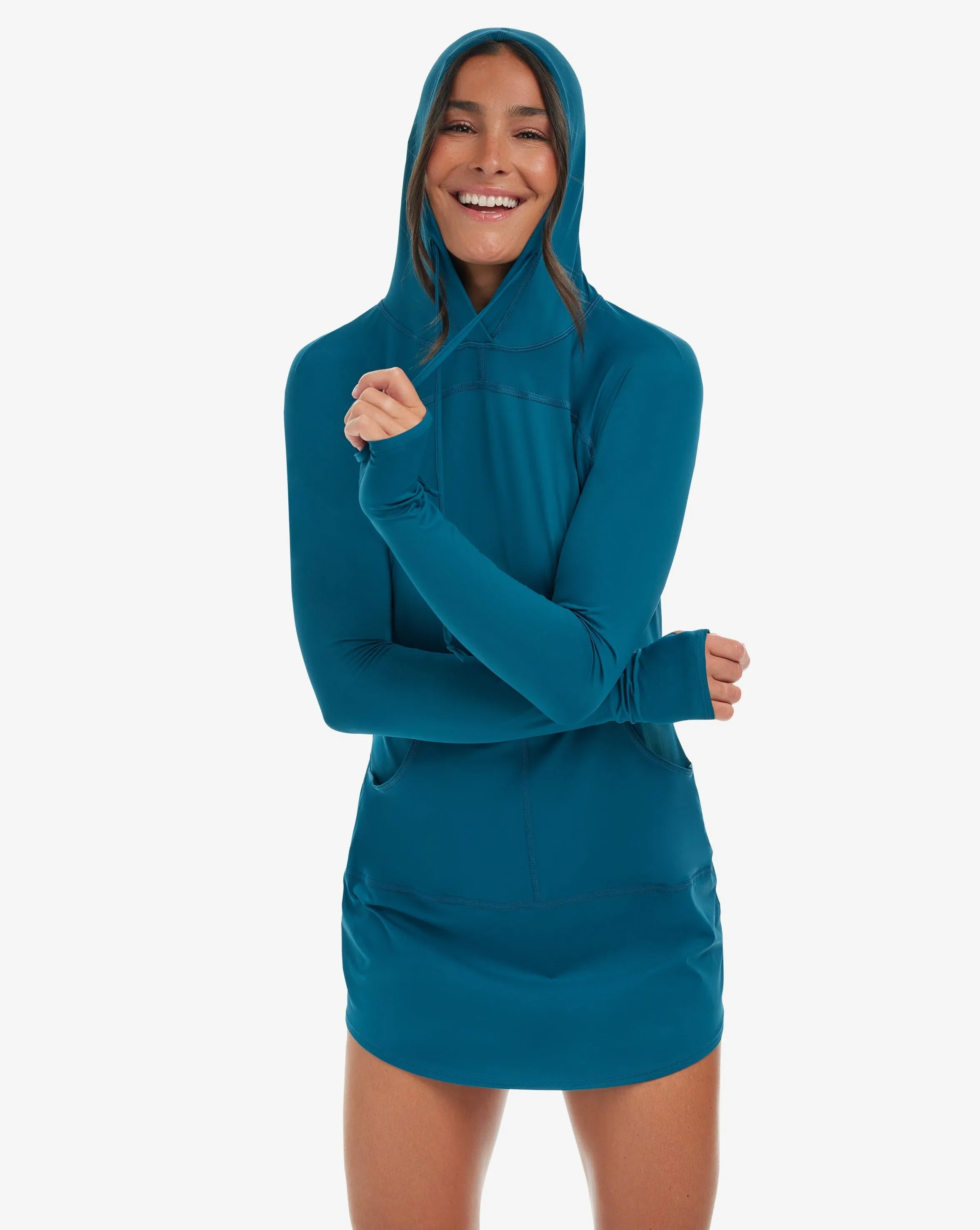 SALE - WOMEN'S RELAXED HOODIE DRESS (2009S)