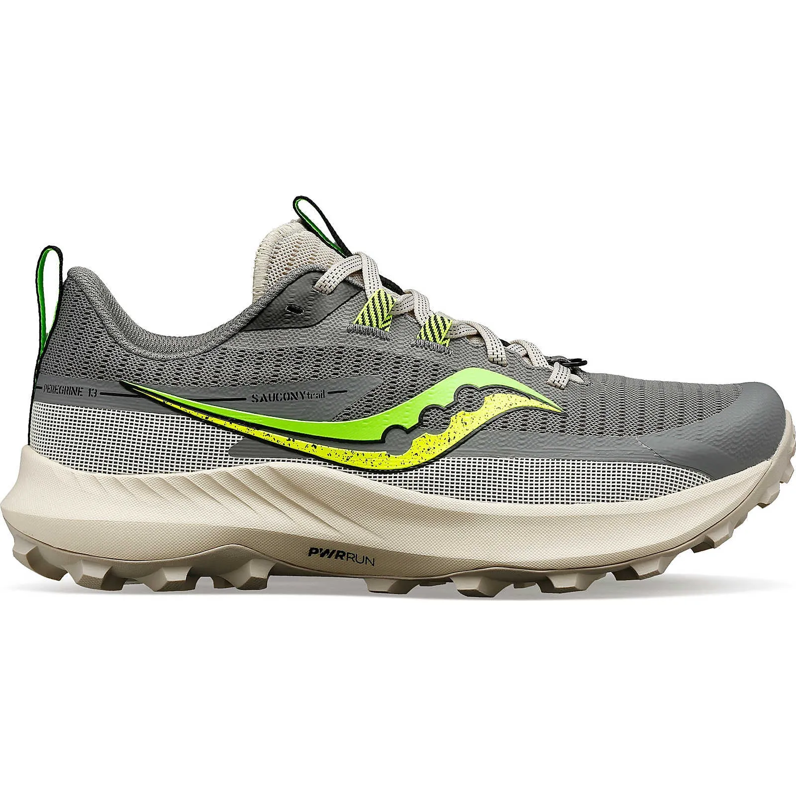 Saucony Women's Peregrine 13 Trail Running Shoes Gravel / Slime