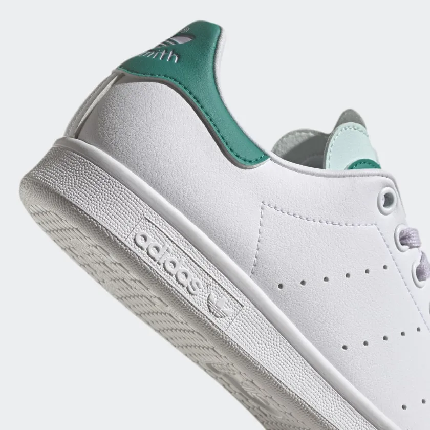 Scarpe Donna ADIDAS Sneakers linea Stan Smith colore Bianco Viola e Verde