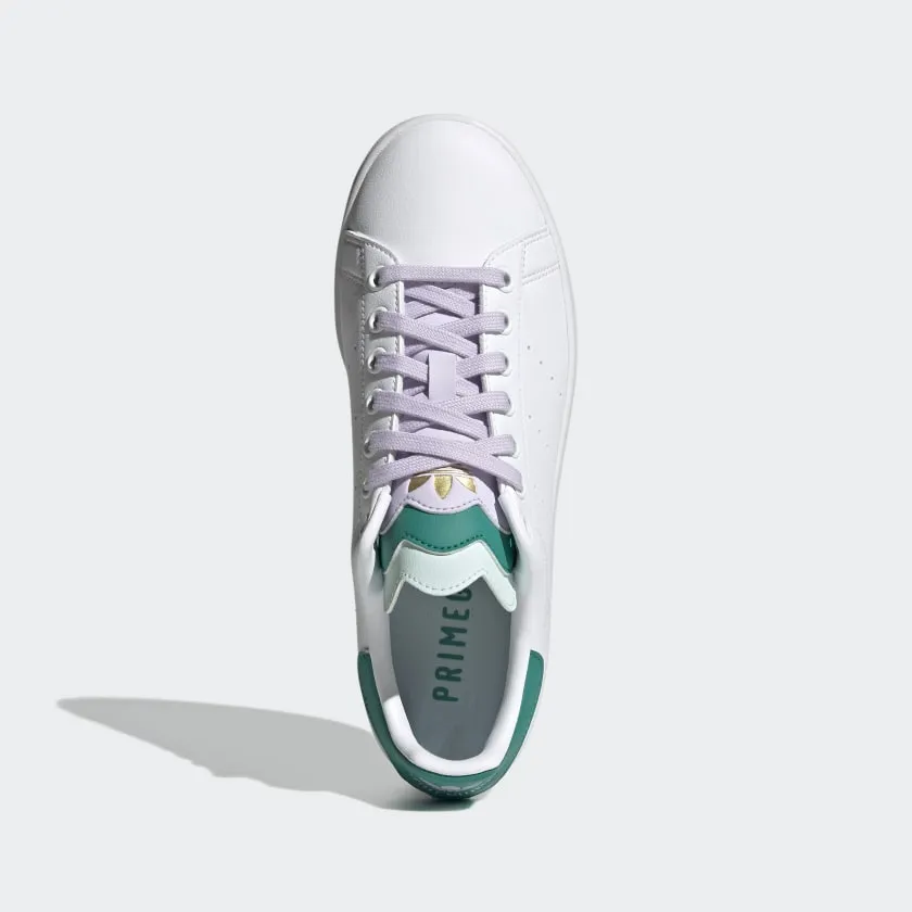 Scarpe Donna ADIDAS Sneakers linea Stan Smith colore Bianco Viola e Verde