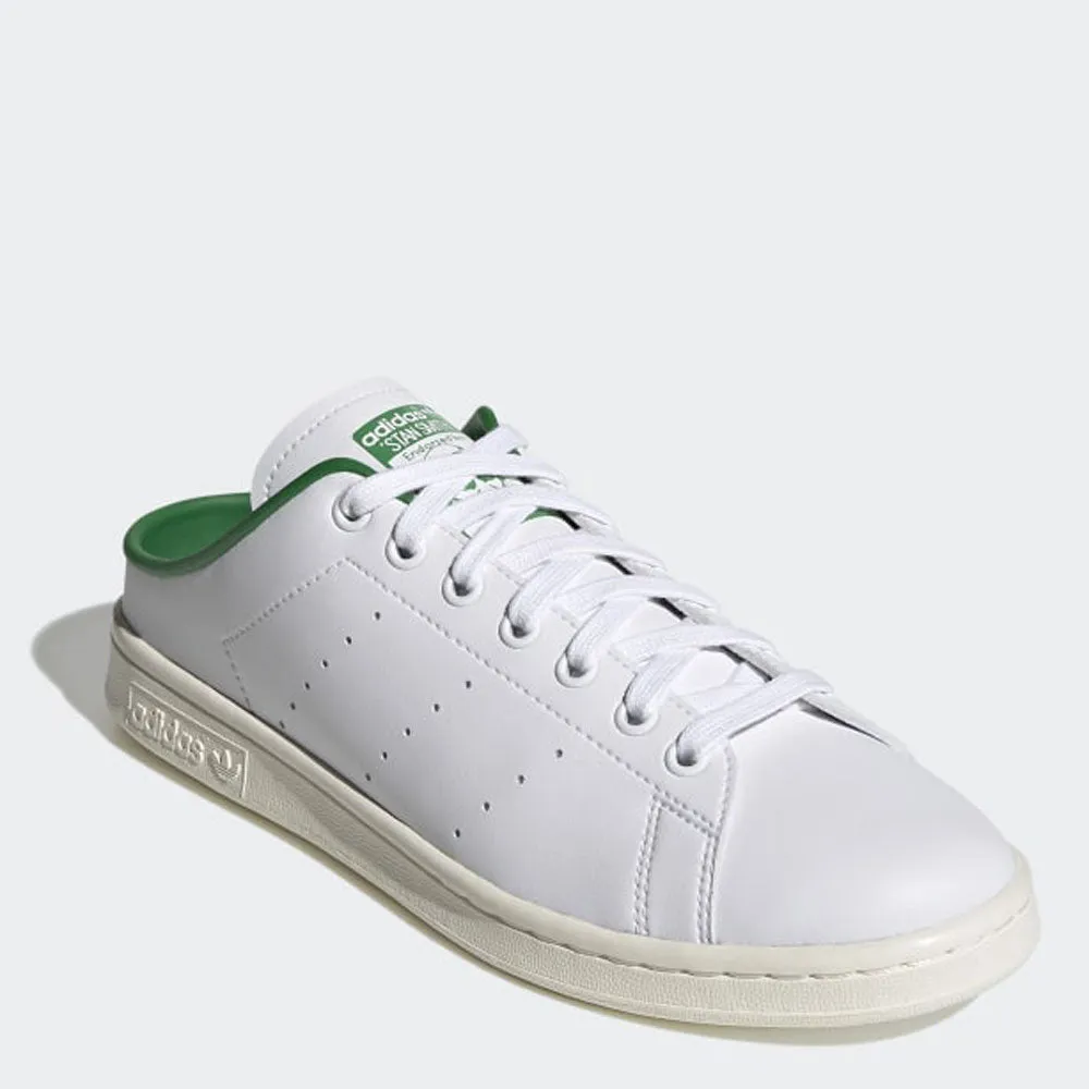 Scarpe Donna ADIDAS Sneakers Slip On linea Stan Smith Mule colore Bianco e Verde