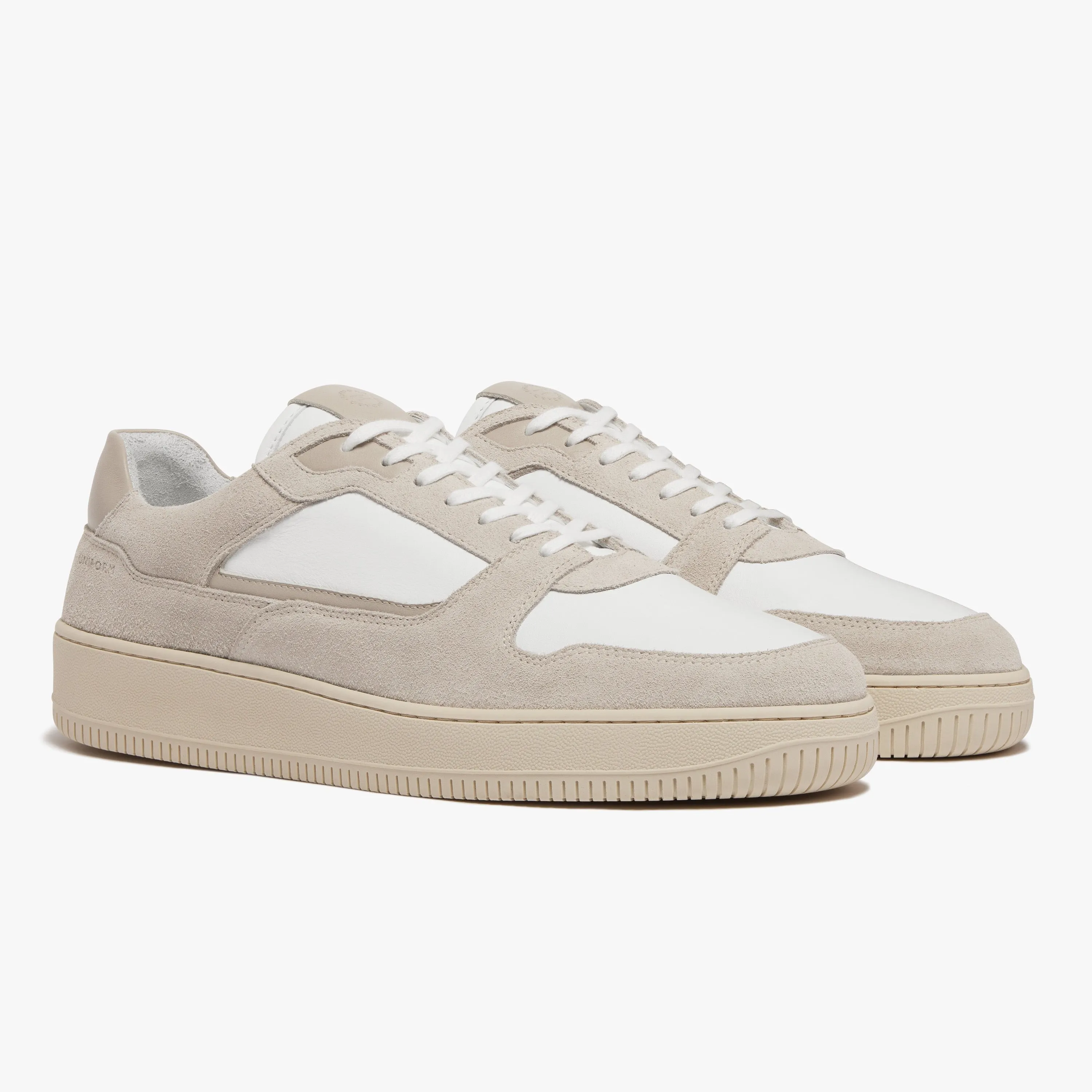 Series 5 Vintage White Chalk Suede Mens